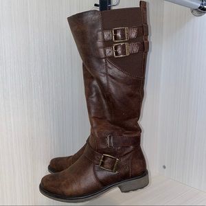 BareTraps Chocolate Brown Riding Boots. Size 5.5